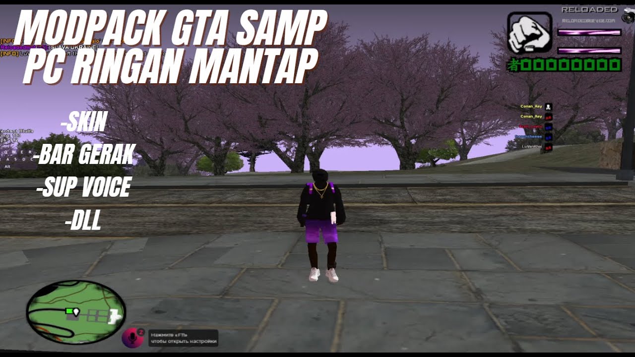 MODPACK GTA SAMP PC STYLE UNGU LOW END PC