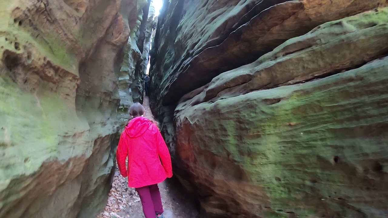Mullerthal trail bij Berdorf Luxemburg