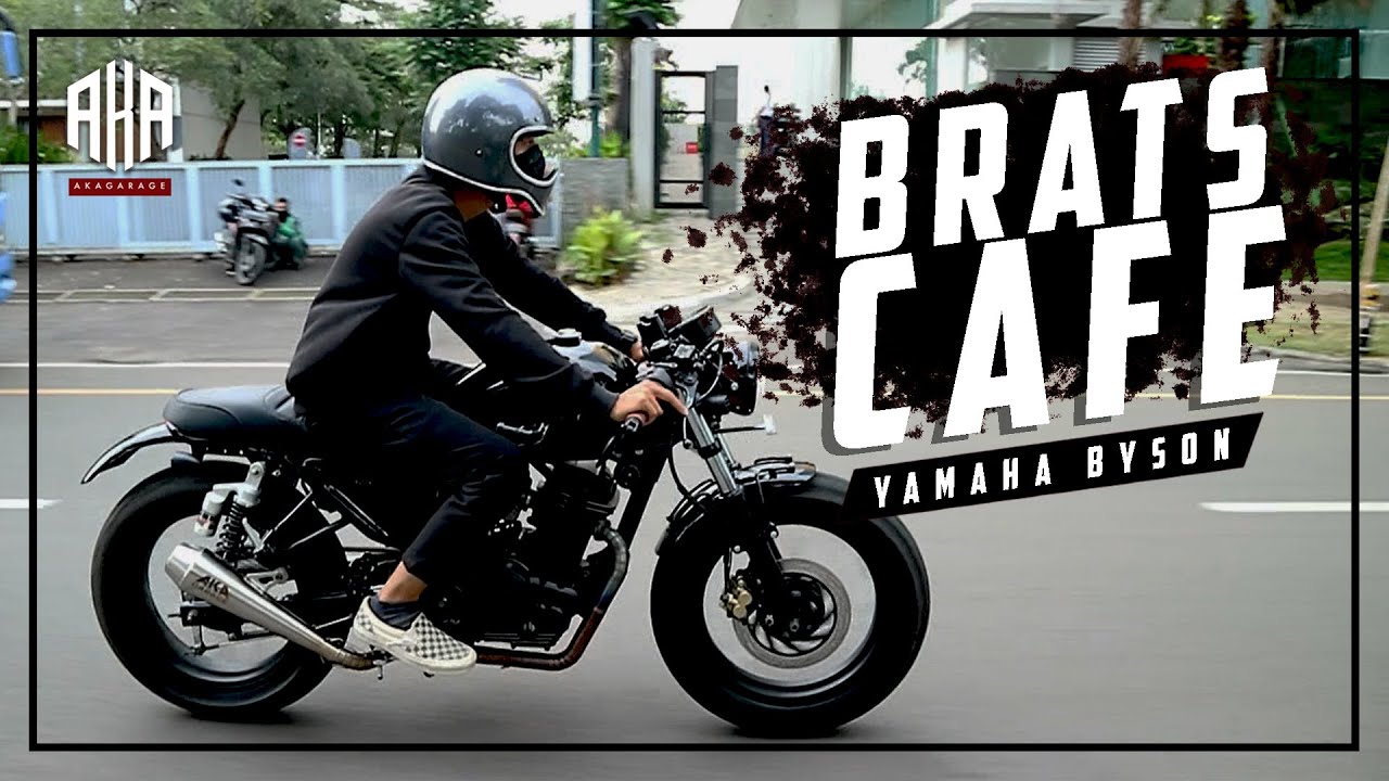 Custom Yamaha Byson BRATSCAFE | Rubahan simple tapi GANTENG !