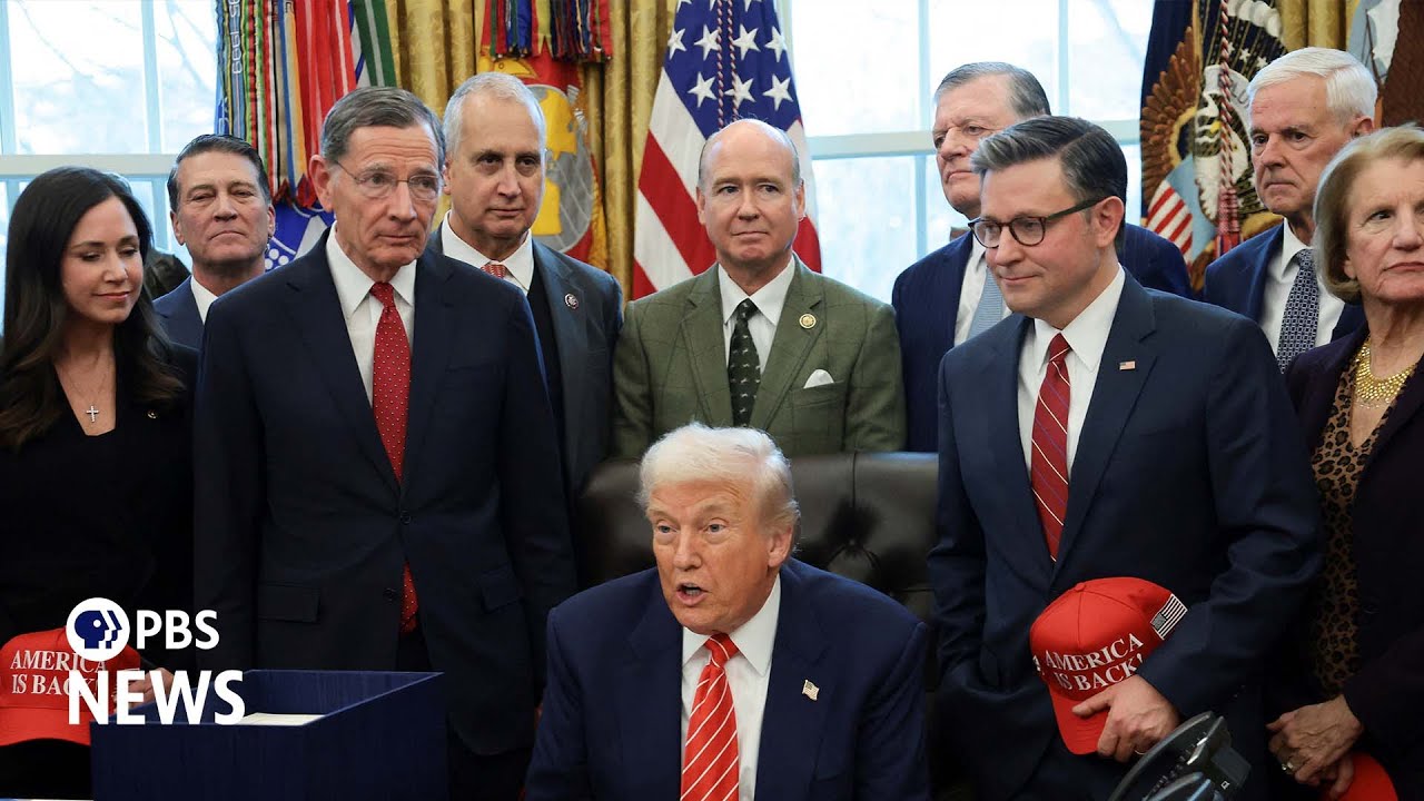 WATCH: Trump calls PBS and NPR 'a waste of money' at funding bill signing