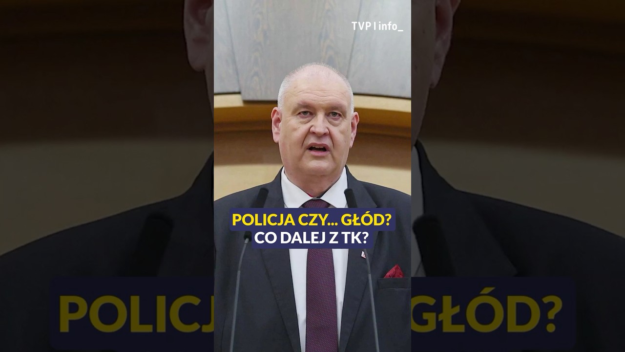 Police or... hunger? Different scenarios for the Constitutional Tribunal #poland #politics #shorts