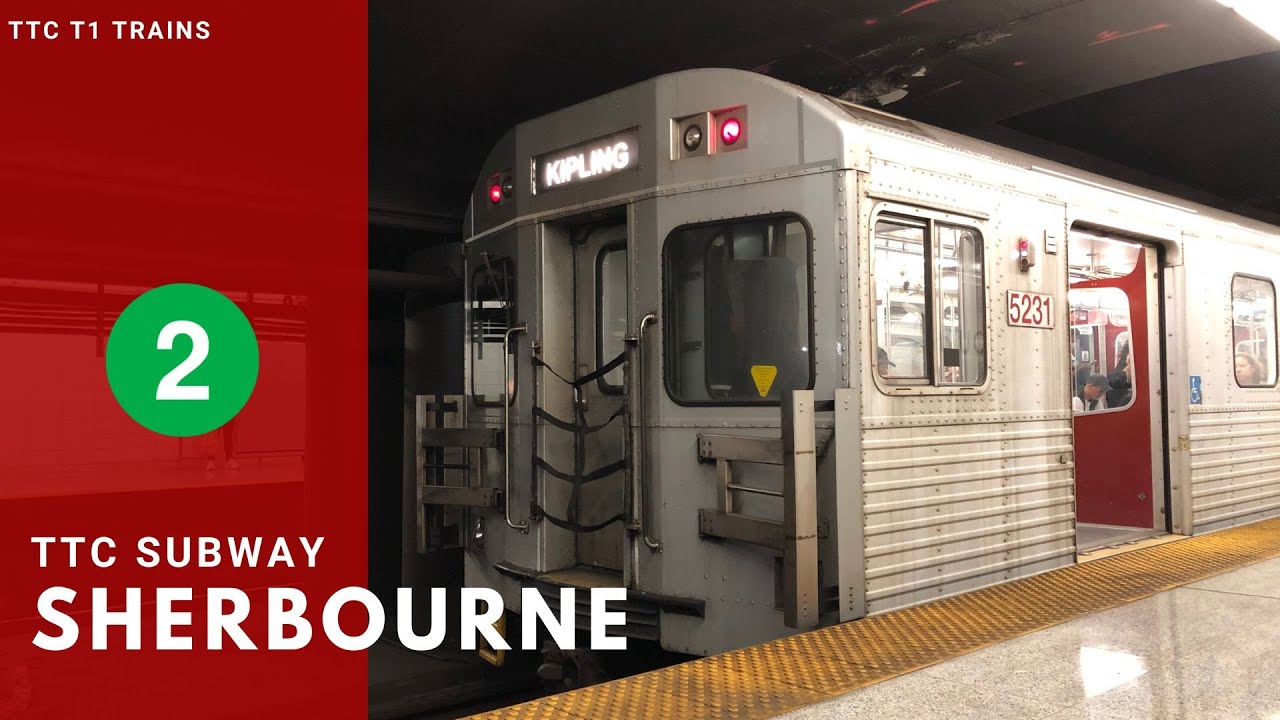 TTC Subway T1 Trains at Sherbourne Station