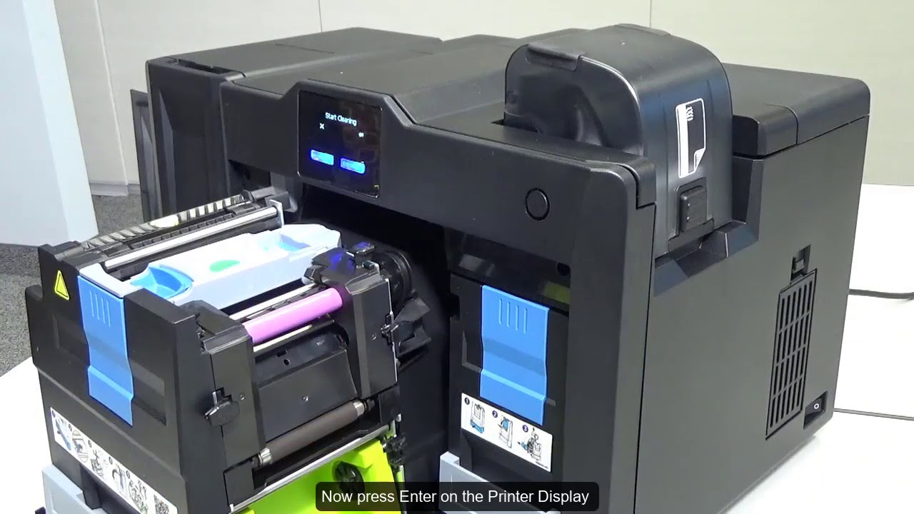 FARGO HDP6600 How to Load Partially Used InTm Film