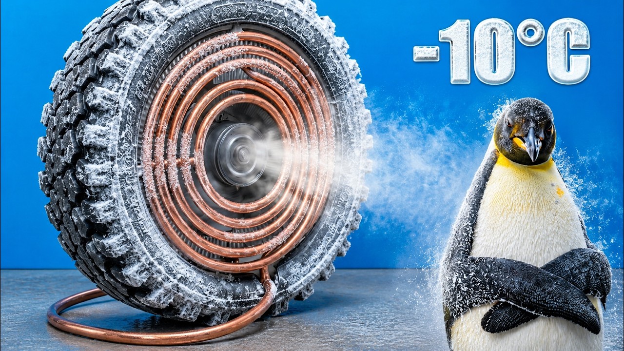 Klimatyzator DIY ze starej opony! Każdy dom tego potrzebuje, a nikt tego nie robi 😱