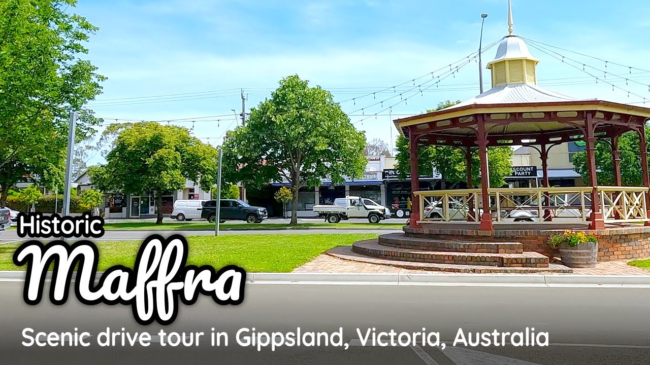 Picturesque Maffra driving tour, a town steeped in history, Gippsland, Victoria, Australia
