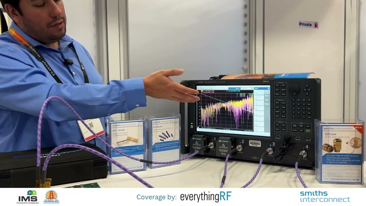 Smiths Interconnect product demos at IMS 2025