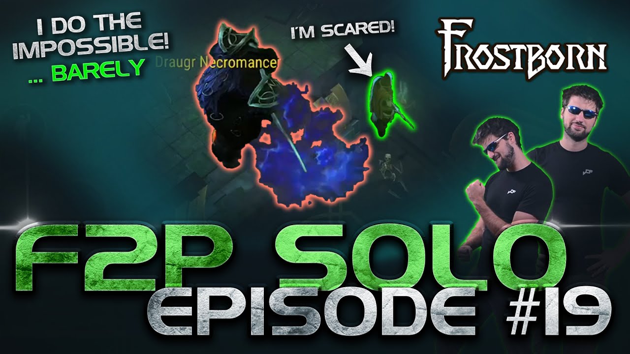 I Kill the DRAUGR NECROMANCER in the Sanctum of Odin! - Frostborn F2P Solo Series. Ep. 19 - JCF