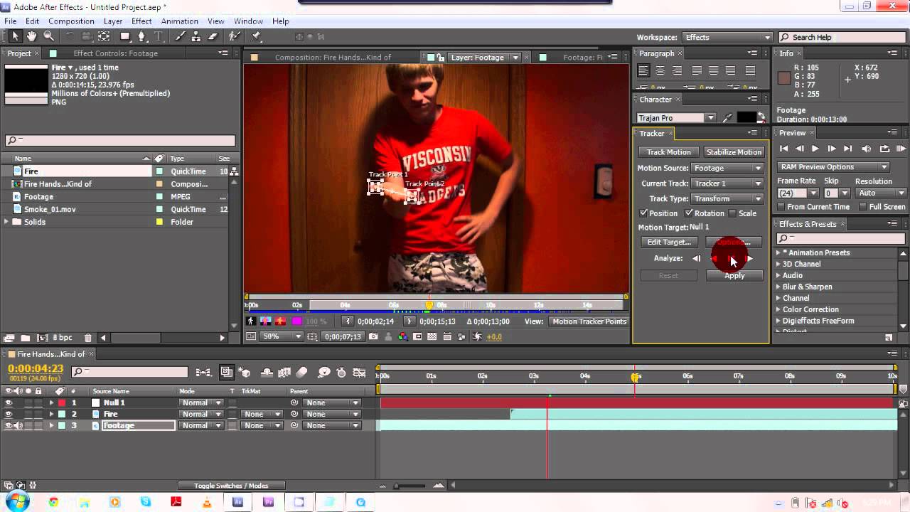 Fire Hands Effect in Adobe After Effects