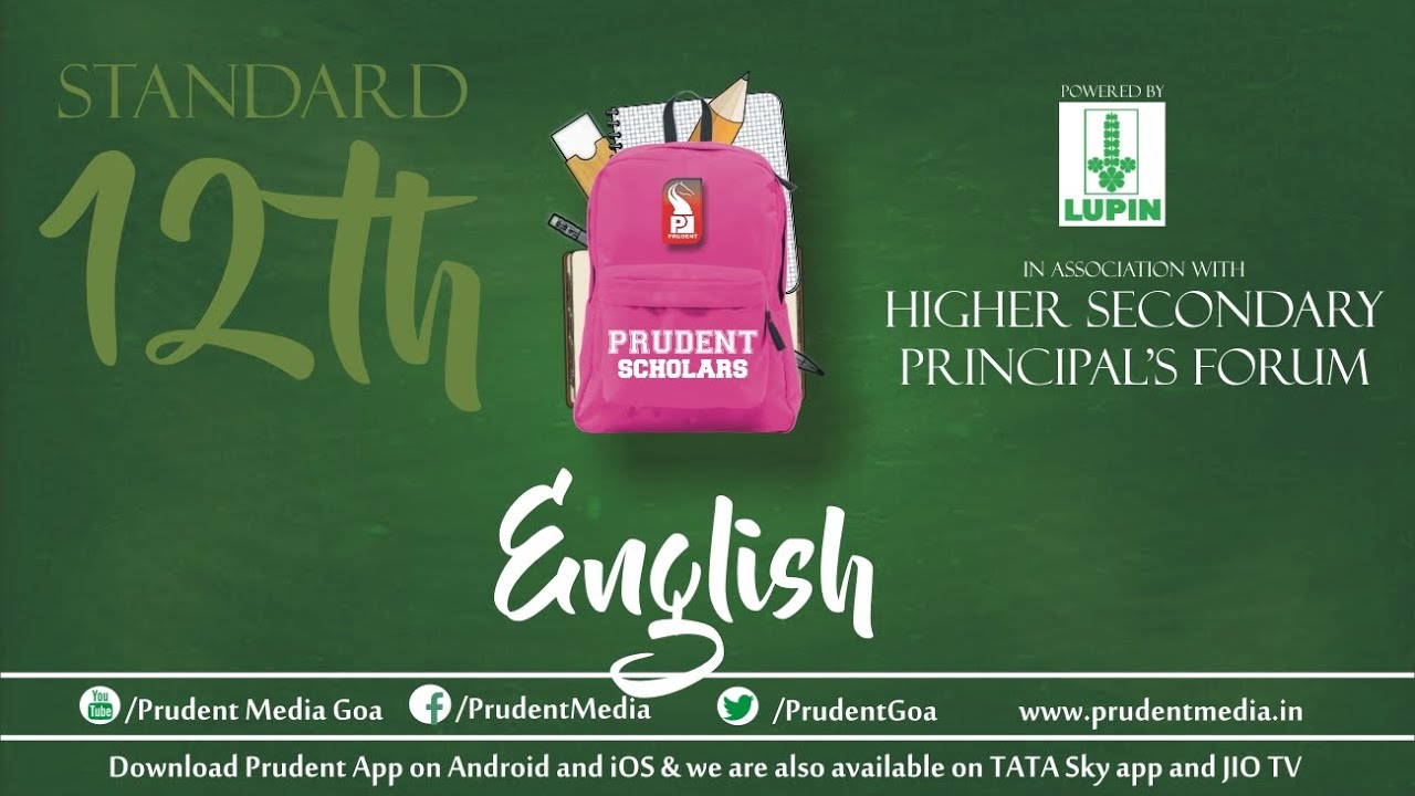 Prudent Scholars | 12th English | Should Wizard Hit Mommy | 16 Dec 20