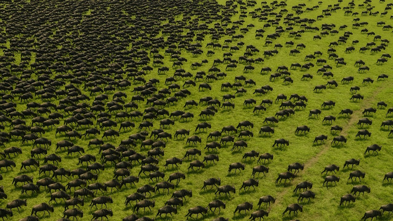 A GRANDE MIGRAÇÃO DOS GNUS | NOVO DOCUMENTÁRIO ESPECIAL 2025