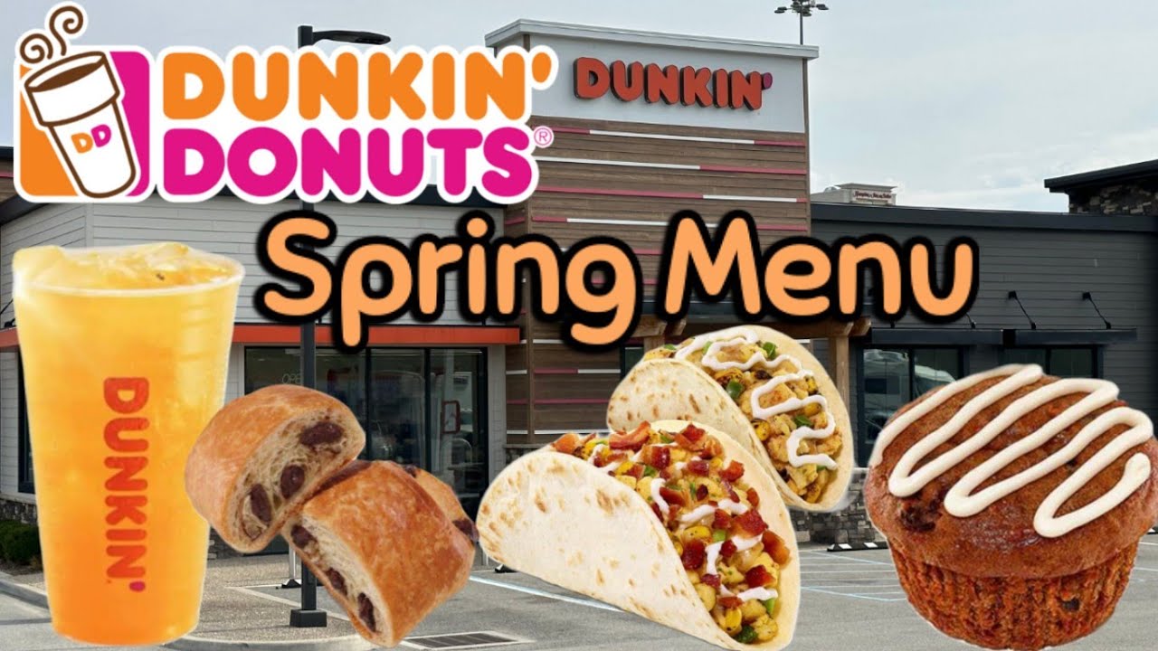 Dunkin Donuts New Spring Menu - Breakfast Street Corn Taco's