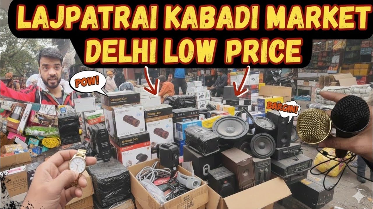 Old  Lajpatrai kabadi market delhi chadni chowk 👌 lal qila market, yaha milega khazana, 