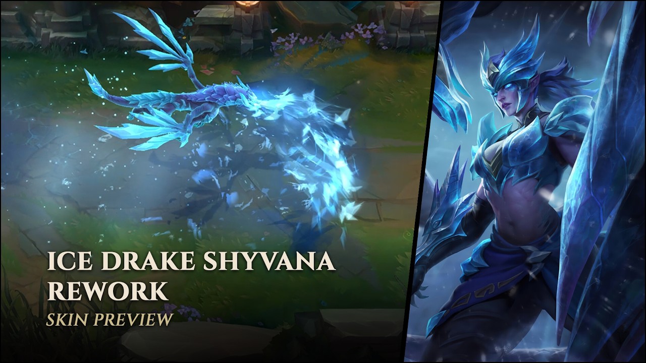 Ice Drake Shyvana &ndash; Skin Preview || League of Legends: PBE