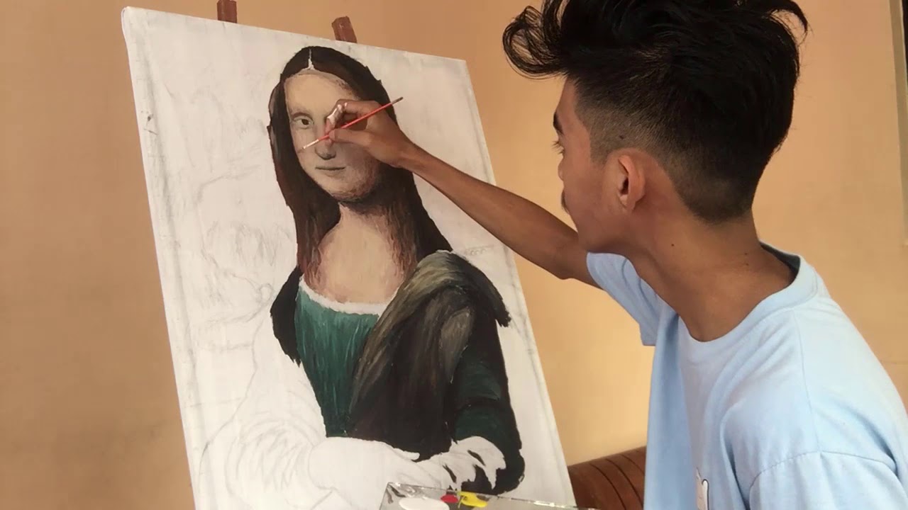 Mona Lisa Painting in Impressionism