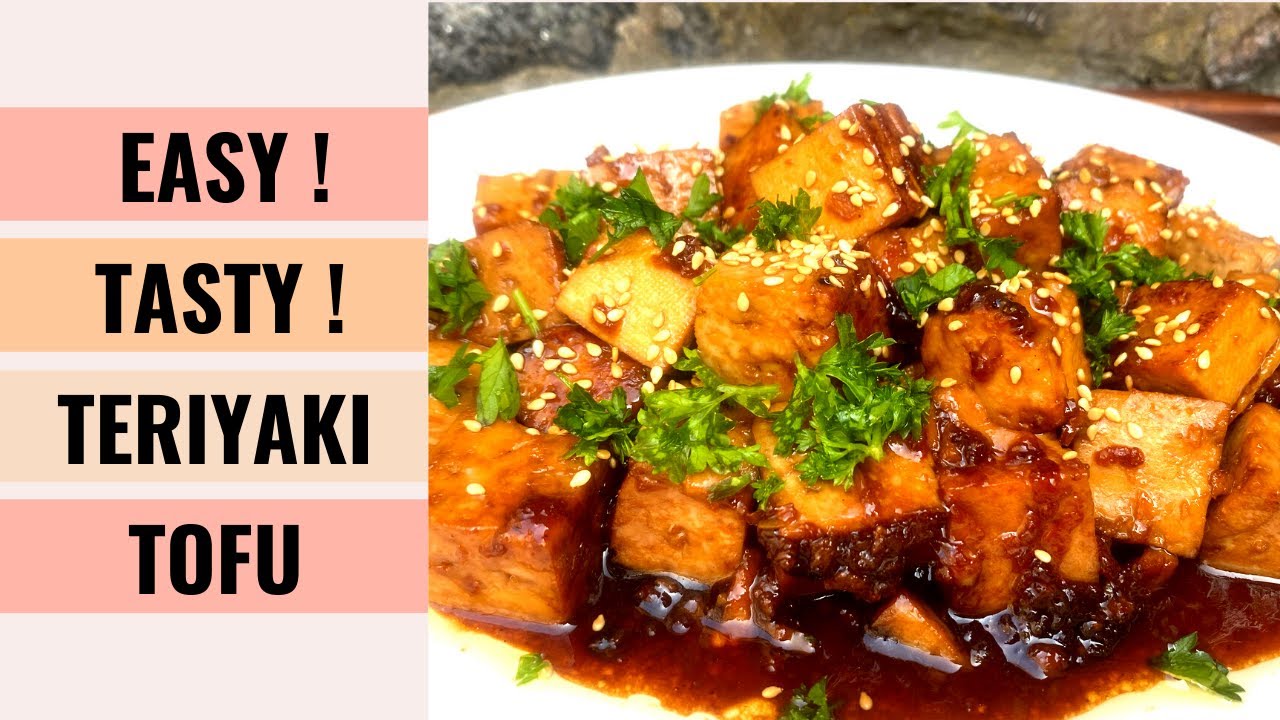 EASY TASTY TERIYAKI TOFU STIR FRY RECIPE 👍 | AUNTY MARY COOKS 😍