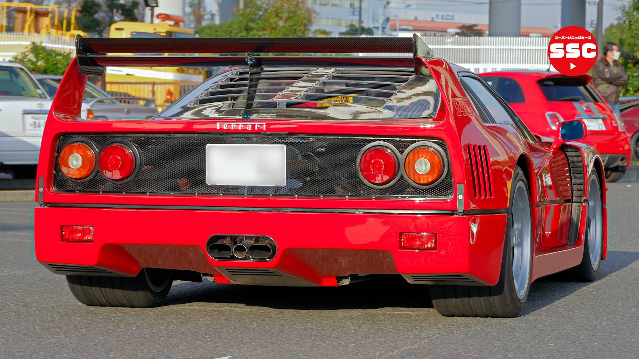 【世界の名車】F40、カウンタックやほぼレーシングカー⁉️など【大黒PA】 輸入車 スーパーカー アメ車