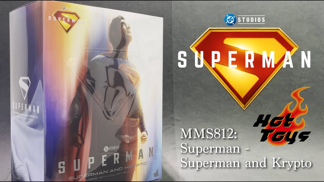 Hot Toys MMS812 Superman and Krypto Unboxing Quick Look Review