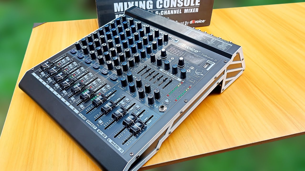Tes dan review mixer dbvoice valentine 6 Suaranya bagus