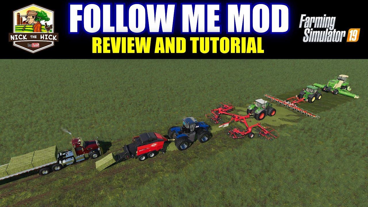 Farming Simulator 19 Follow Me v1.0.1.1 Mod Review