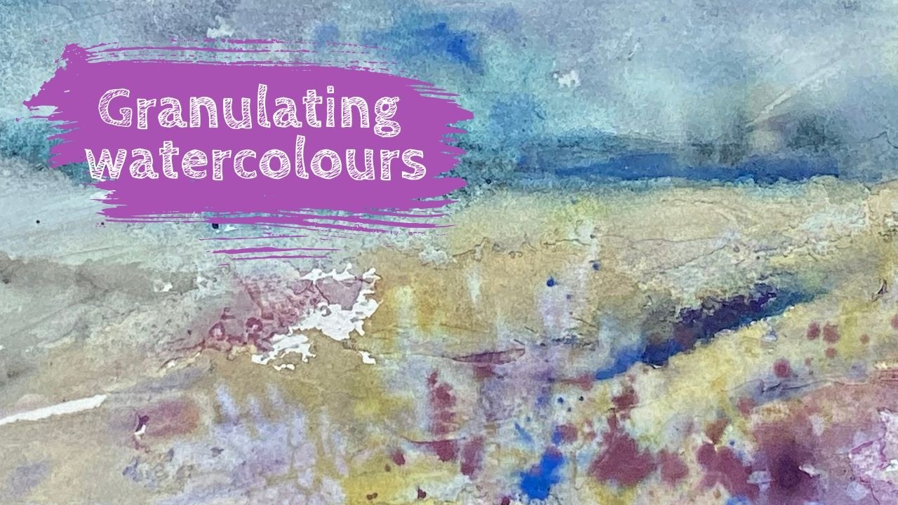 All you need to know about granulating watercolours