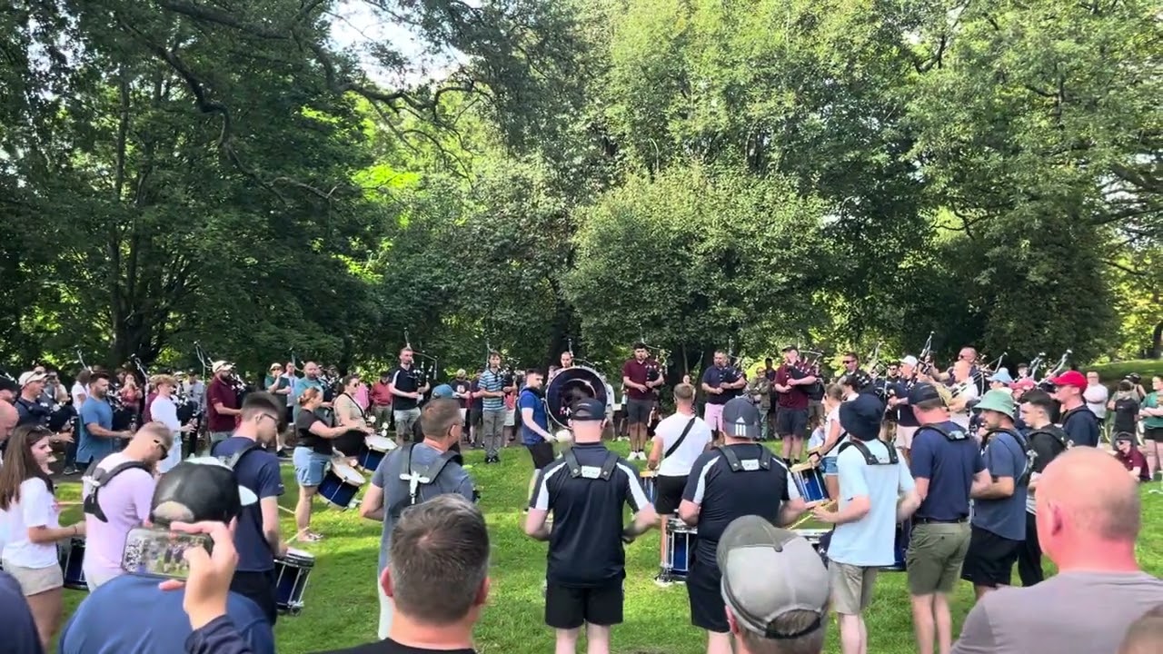 FMM Pipe Band (practice) - Medley - Kelvingrove Park 14Aug2025