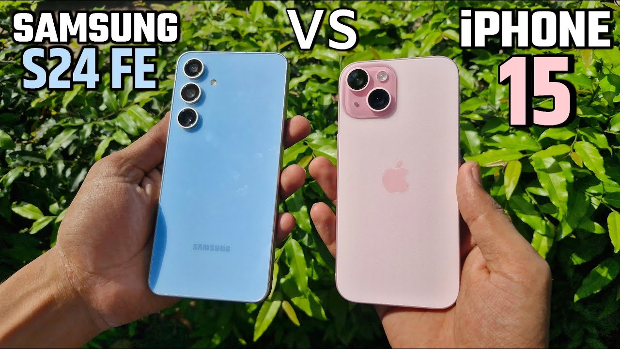 Samsung S24 FE Vs iPHONE 15 Detail Camera Comparison 2025 🔥