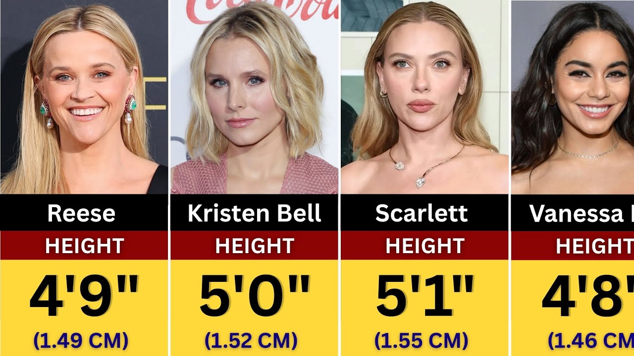 Shocking Heights of Hollywood Actresses Under 5 Feet!