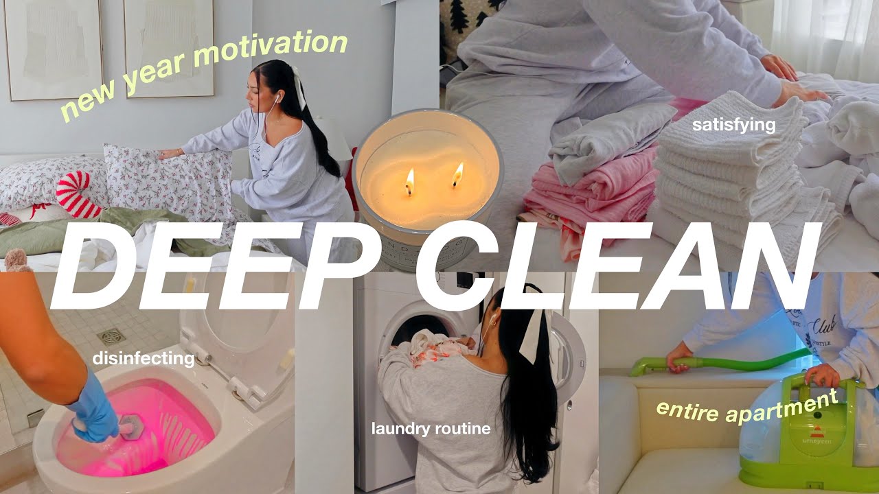 extreme DEEP CLEAN MOTIVATION 2026 🧼 cleaning ESSENTIALS + home RESET, laundry ROUTINE + tips