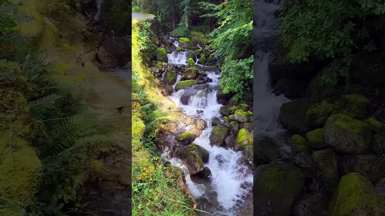 Soothing, relaxing,  peaceful, natural waterfalls. .Stress and anxiety relief