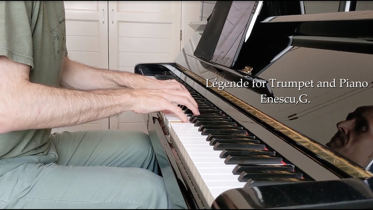 Légende - Enescu - accompaniment - trumpet and piano - play along - backing track