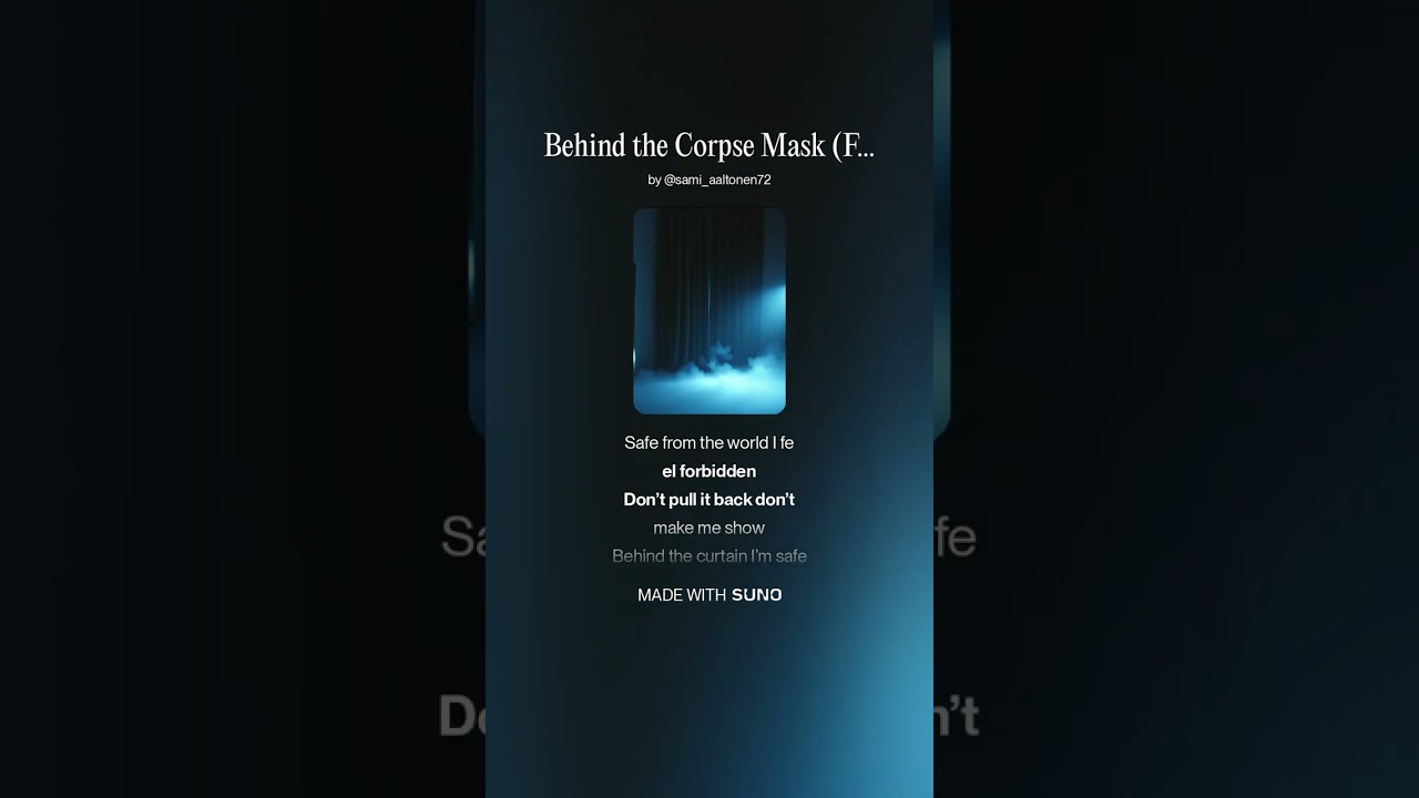 Elizabeth AI: Behind the Corpse Mask Feat Freya AI #metal #song #music #blackmetal #corpsemask