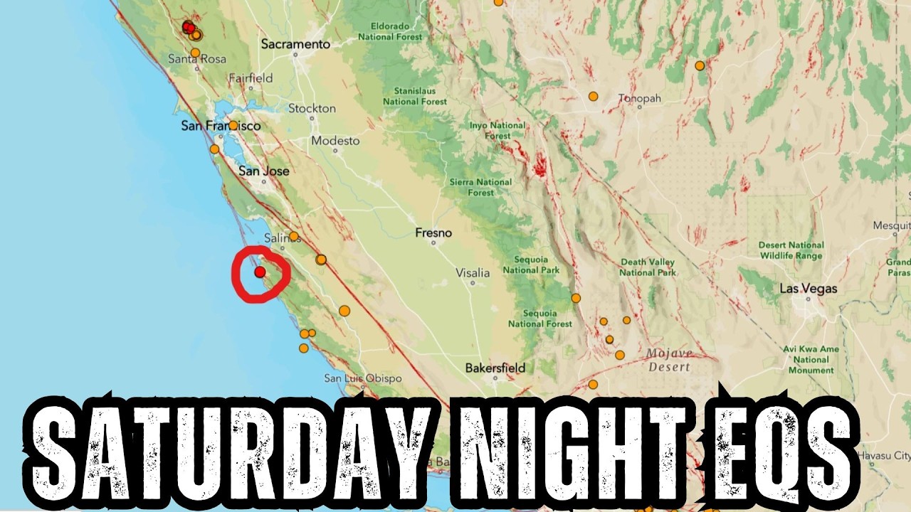 Odd Earthquakes off Coast of California. South America EQs increasing. Saturday night update.