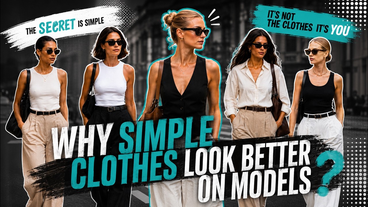 Why Simple Clothes Look Better on Models