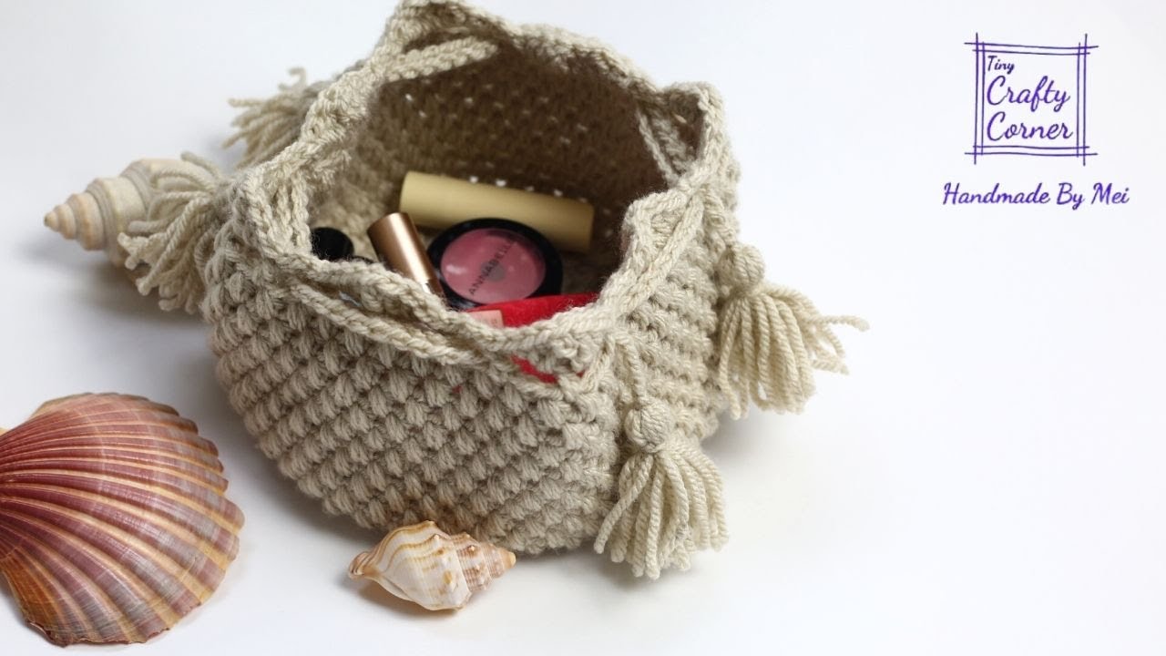 Crochet Easy Pouch Tutorial For Beginners