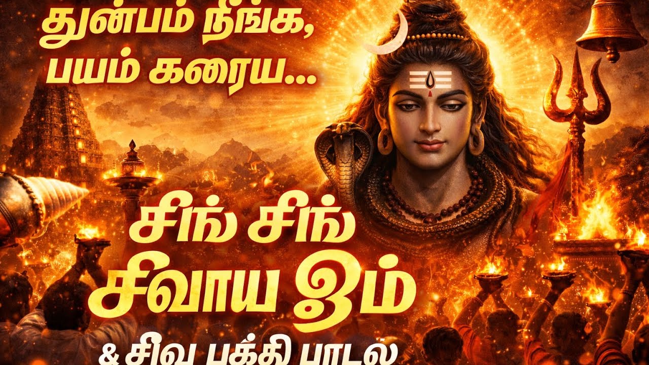 துன்பம் நீங்க, பயம் கரைய… சிங் சிங் சிவாய ஓம் | சிவ பக்தி பாடல்