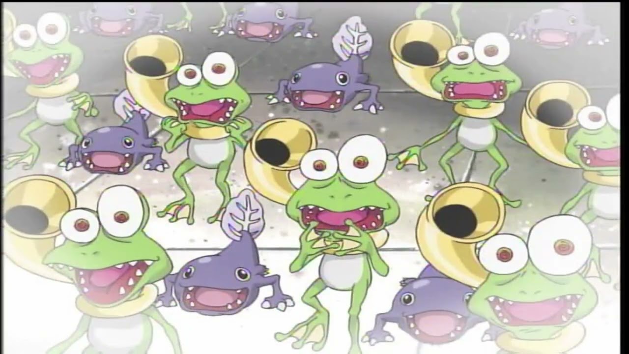 Digimon Season 1 ~ Gekomon & Otmamon Explain Their Predicament to Matt & Joe