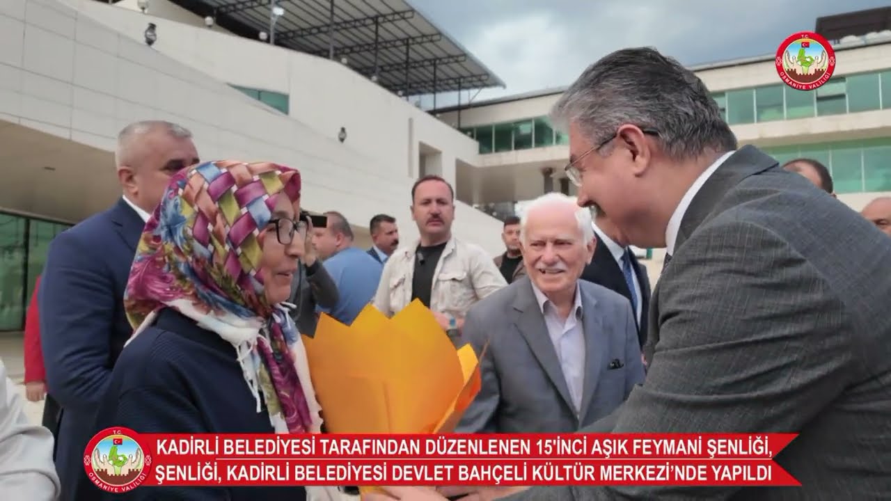 15'İNCİ AŞIK FEYMANİ ŞENLİĞİ, KADİRLİ BELEDİYESİ DEVLET BAHÇELİ KÜLTÜR MERKEZİ’NDE YAPILDI