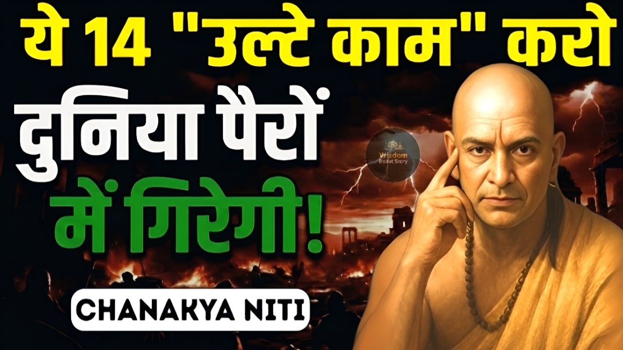 ये 14 उल्टे काम करो — दुनिया खुद पैरों में गिरेगी 💥| Chanakya Niti Motivation