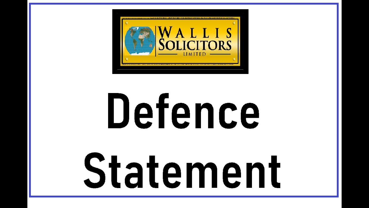 Defence Statement