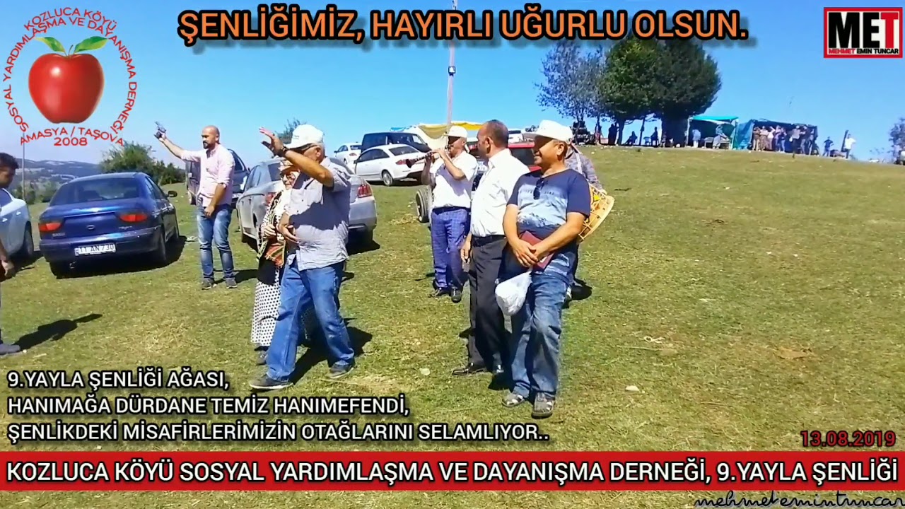 KOZLUCA KÖYÜ DERNEĞİ, 9. YAYLA ŞENLİĞİ, ŞENLİK AĞASININ ÇADIRLARI SELAMLAMASI...