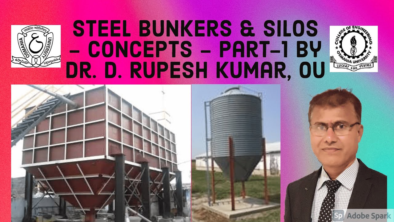 ASD-5 | Advanced Steel Design | Bunkers and Silos | IS:4995 | Janssen’s & Airy’s Theory