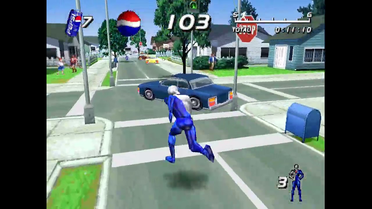 Pepsiman PS1 Gameplay (DuckStation Android)
