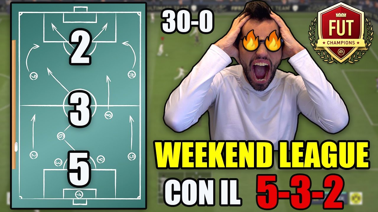 🤢 TUTTA LA WEEKEND LEAGUE CON IL 5-3-2! IL MODULO MALEDETTO!! FIFA 21 RIASSUNTO FUT CHAMPIONS #5