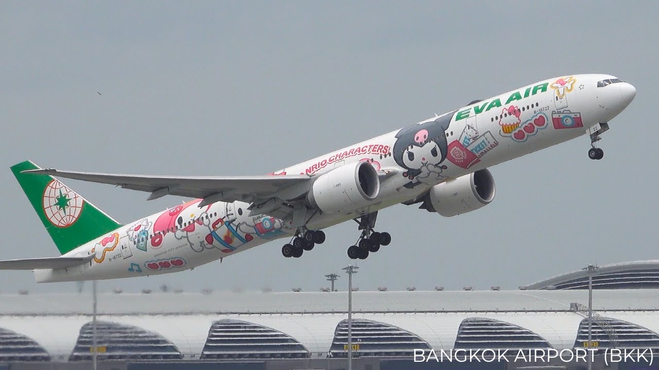 🇹🇭 BANGKOK Airport Plane Spotting | 20 Minutes of Takeoffs from Thailands busiest airport (BKK/VTBS)