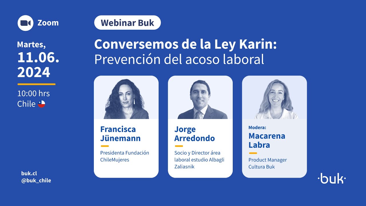 Conversemos de la Ley Karin: Prevención del acoso laboral - Buk Chile