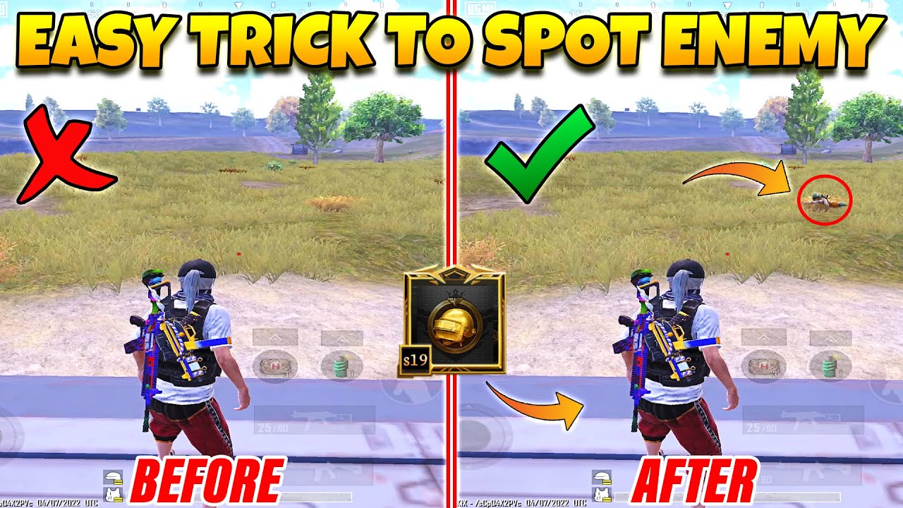 New Trick To Spot Enemies Easily😱 Secret Graphics Settings 🔥PUBG MOBILE / BGMI Tips and Tricks✅❌