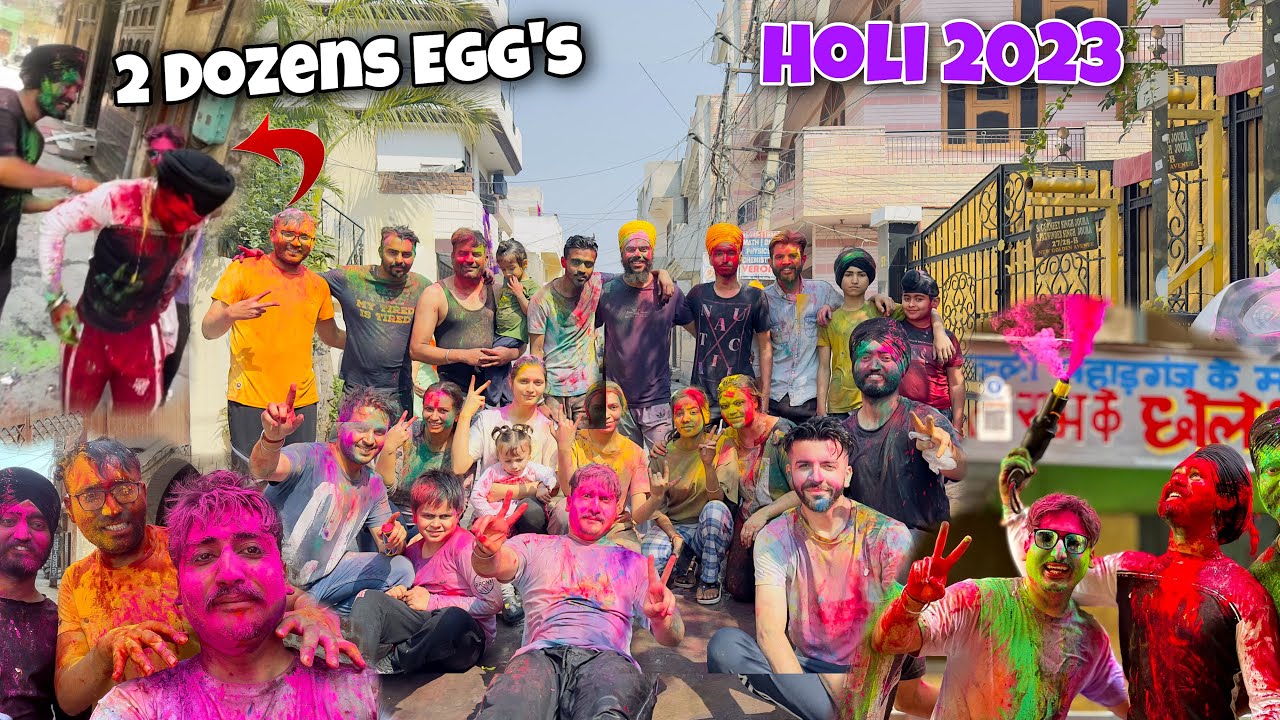Home To Home Holi Ghar Main Ghus K Kiya Ando Se Hamla Ft @gavitube04 Holi Celebration 2023 👹