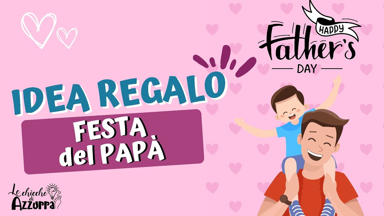 FESTA DEL PAPÀ - Idea regalo facile e veloce (tutorial in italiano)