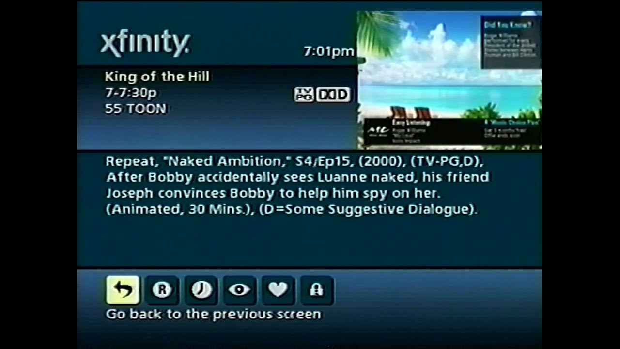 Xfinity Digital Guide (June 7, 2023)