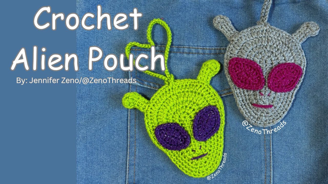 👽🛸Crochet Alien Pouch | Pouch